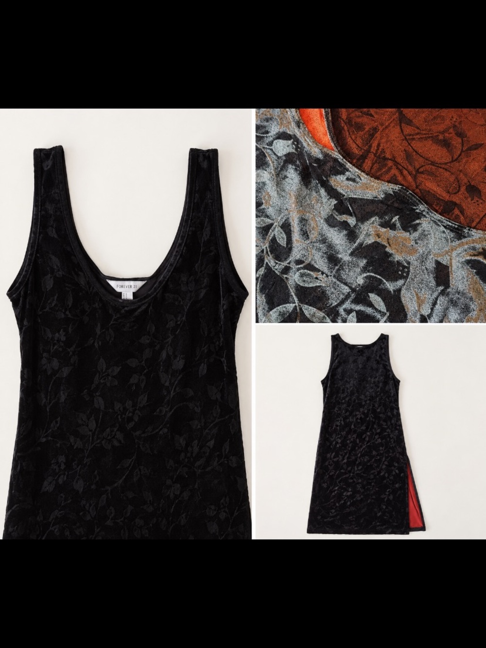 Black Velvet Tank Dress